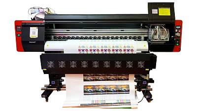 Изображение Принтер широкоформатный Volk EX 1804 (Epson i3200 x 1) 1,8 м, 140 м2/ч, экосольвентный, сублимационный, интерьерный