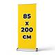 Изображение Мобильный стенд Капля Roll-up DLC HY алюминий, 85x200см, 3,6кг