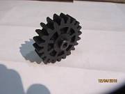 Изображение Шестерень черная пластиковая 21зуб с металлическим сердечником