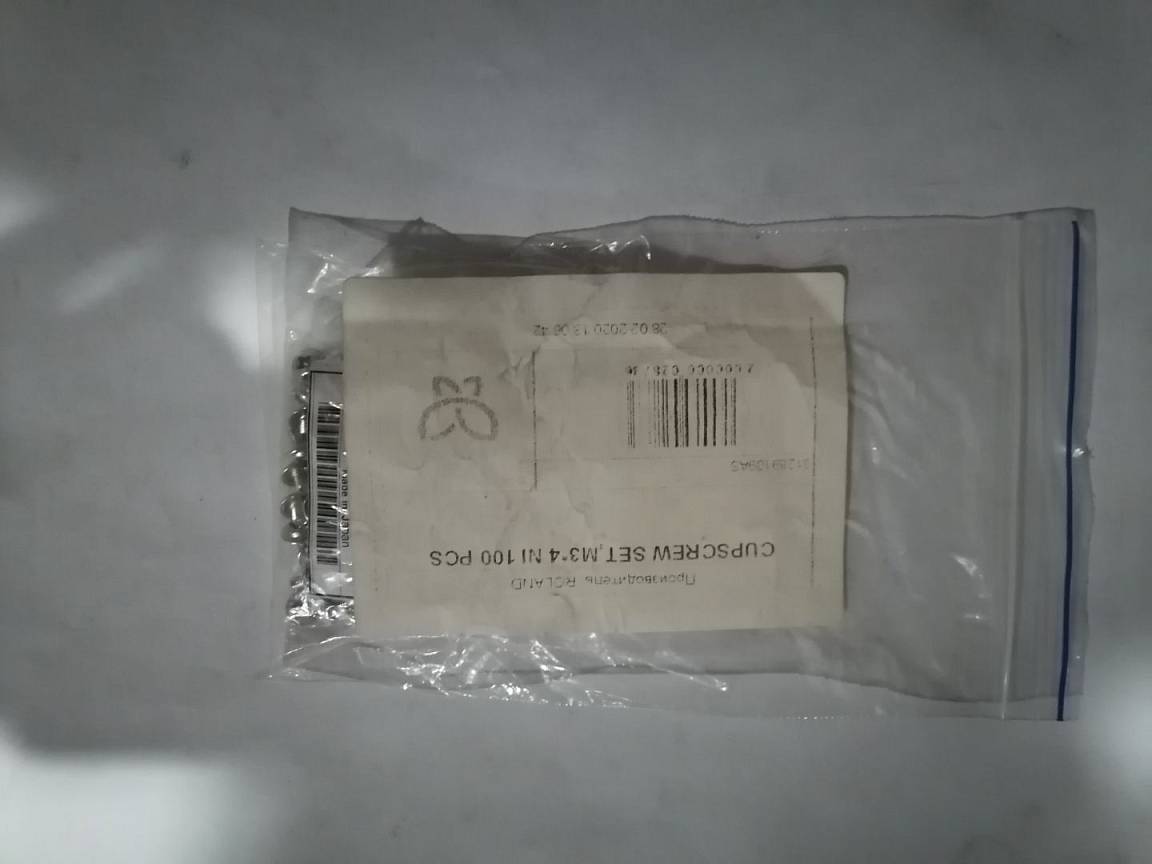 Изображение CUPSCREW SET,M3*4 NI 100 PCS