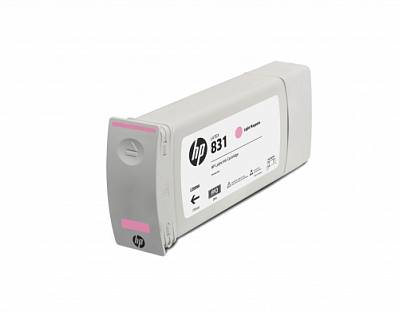 Изображение Латексные чернила HP 831 Lt Magenta, в картриджах, 775 мл