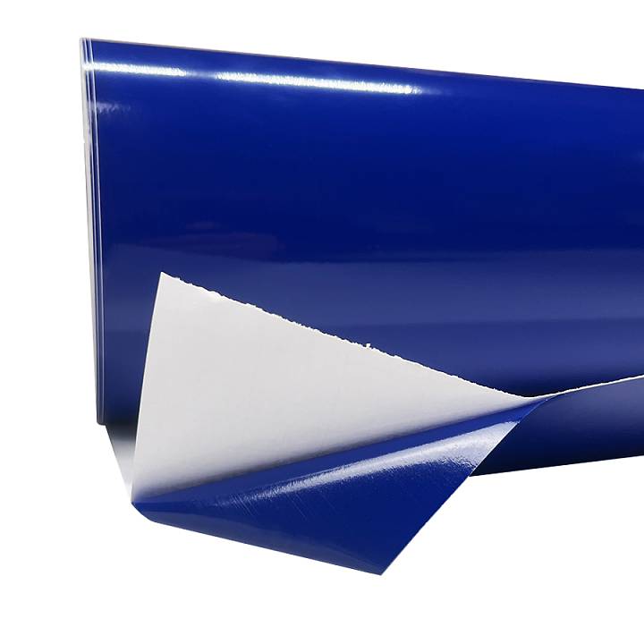 Изображение Синяя 65 самоклеящаяся пленка Prento 1,22 x 50м, глянцевая