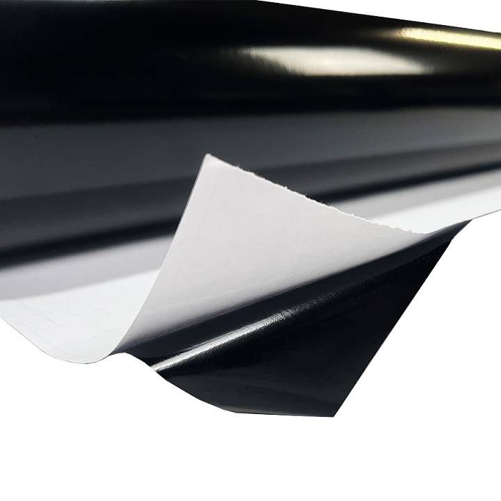Изображение Черная 70 самоклеящаяся пленка Prento 1,22 x 50м, глянцевая