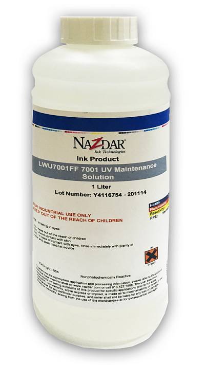 Изображение Промывочная жидкость для УФ чернил Nazdar flush, 1 л