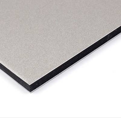 Изображение Алюминиевая композитная панель 3мм серебристая Goldstar RAL0836 стенка 0,3, 1500*4000 мм