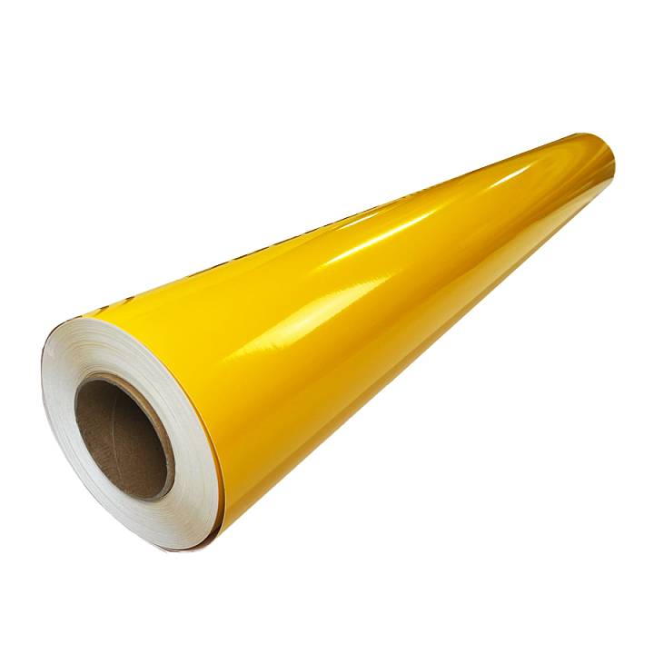 Изображение Желтая 20 самоклеящаяся пленка Prento 1,22 x 50м, глянцевая
