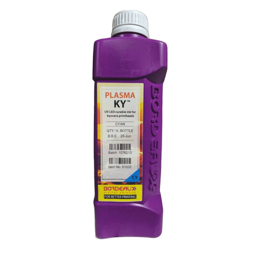 Изображение УФ чернила Bordeaux Plasma KY Black (Черные), 1 л