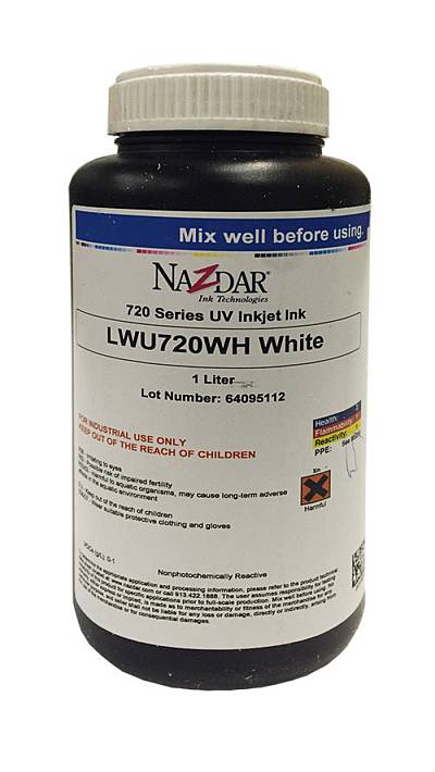Изображение УФ чернила Nazdar 720 White, 1 л