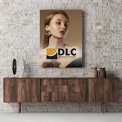 Изображение Холст для печати синтетический DLC polyester canvas матовый, 260г/м2, 1,52x18м