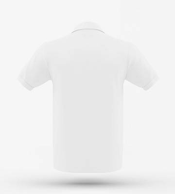 Изображение Футболка поло белая унисекс 100% хлопок, 200 г/м2, размер 54 (XXXL)