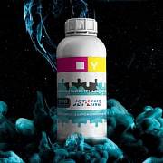 Изображение Экосольвентные чернила Jet-Line Eco REGULAR экономичные, Cyan, 1 л